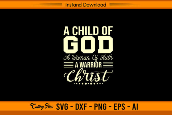 Child God Woman of Faith Warrior Christ Embroidery Design Review