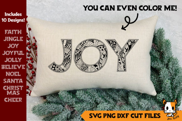 Christmas Bundle Zentangle Christmas Words Review