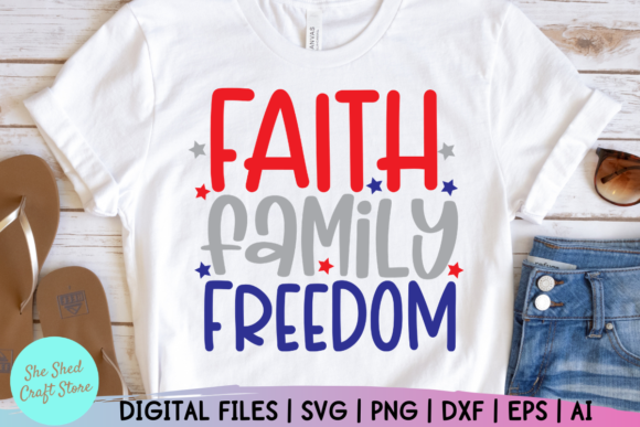 Faith Family Freedom SVG: A 4th of July Embroidery Design Review