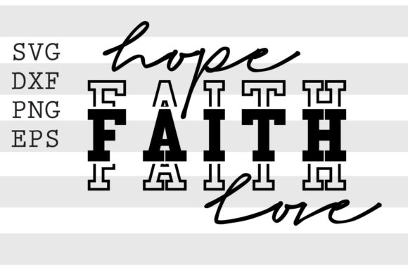 Hope Faith Love SVG Review for Real Embroidery Projects