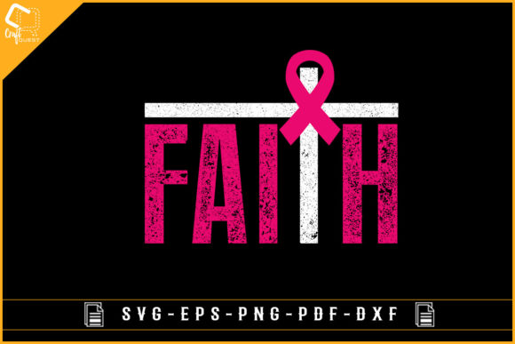 Review of Faith Breast Cancer Awareness T-shirt Design
