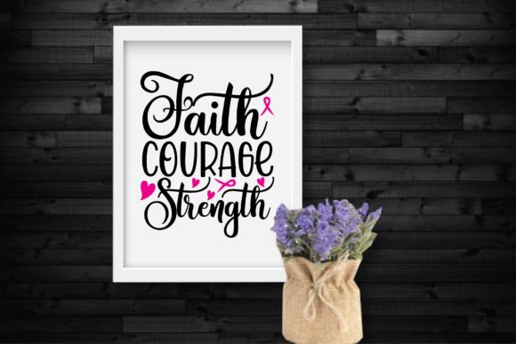 Review of Faith Courage Strength SVG Design for Real Projects