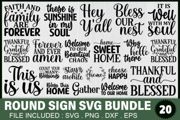 Round Sign SVG Bundle Review for Real Embroidery Projects